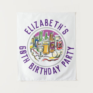 Celebration of Age 60th Birthday Tapestry