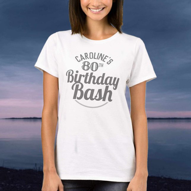Celebration of Age 80th Birthday T-Shirt (Creator Uploaded)