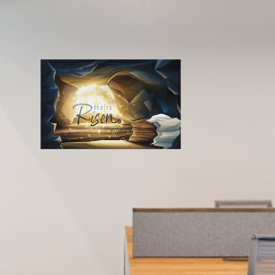 Celebration of Easter He Is Risen Holy Wall Decal