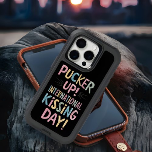 Celebration of International Kissing Day iPhone 15 Pro Case
