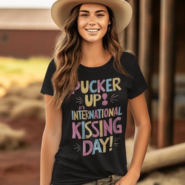 Celebration of International Kissing Day T-Shirt (Creator Uploaded)