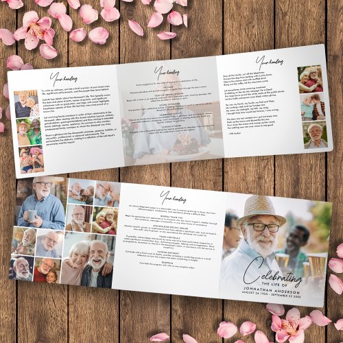 Celebration of Life 18-Photo Memorial/Funeral