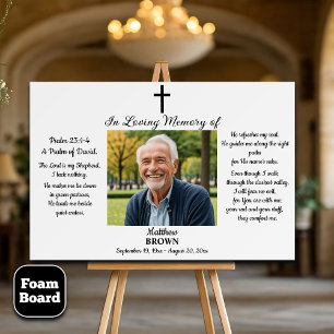 Celebration Of Life 1 Photo Bible Verse Foam Board