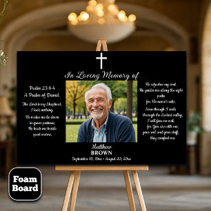 Celebration Of Life 1 Photo Bible Verse Foam Board