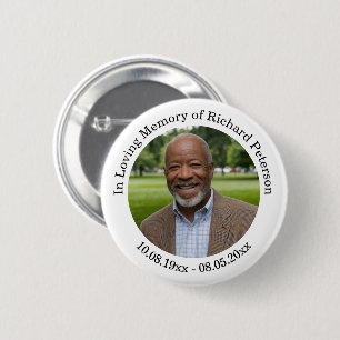 Celebration of Life 1 Special Photo  Button