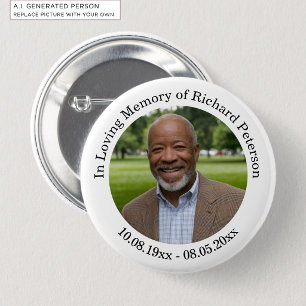Celebration of Life 1 Special Photo Button