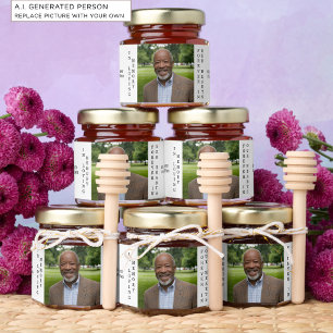 Celebration of Life 1 Special Photo Honey Jar Favors