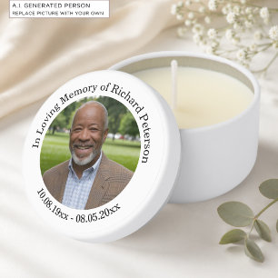 Celebration of Life 1 Special Photo Keepsake Mini Candle Favors