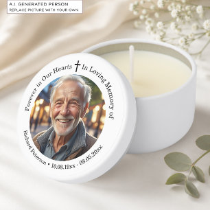 Celebration of Life 1 Special Photo Keepsake Mini Candle Favors