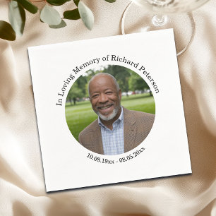 Celebration of Life 1 Special Photo Napkins