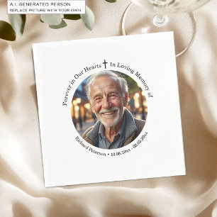 Celebration of Life 1 Special Photo Napkins