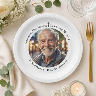 Celebration of Life 1 Special Photo  Paper Plates