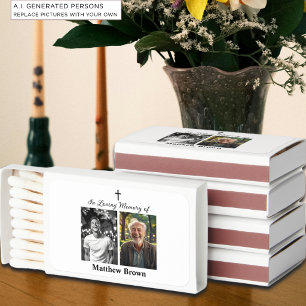 Celebration Of Life 2 Photos Funeral Matchboxes