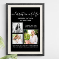 Celebration of Life 3 Photo and Memorial Verse