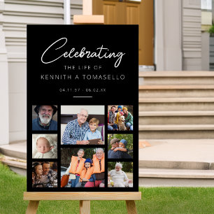 Celebration Of Life 8 Photos Funeral Foam Board