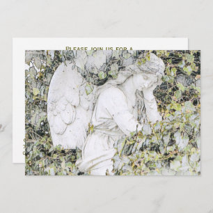 Celebration of Life - Angel in the Garden Invitation