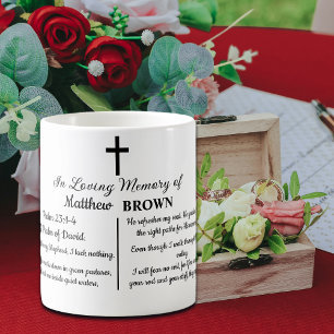 Celebration Of Life Bible Verse Funeral Keepsake Coffee Mug