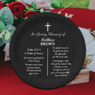 Celebration Of Life Bible Verse Funeral Paper Plates