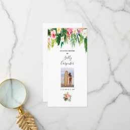 Celebration Of Life Favors Funeral Favors Bookmark Thank You Card