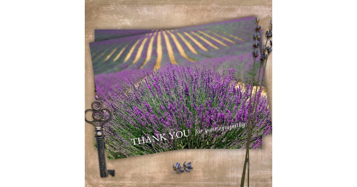 Celebration of Life Floral Funeral Thank You Card | Zazzle