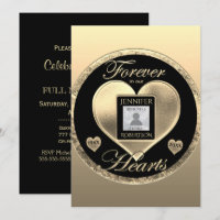 Celebration of Life - Forever in Our Hearts Invitation