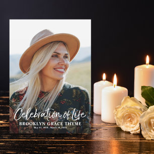 Celebration of Life Full Photo Memorial Program