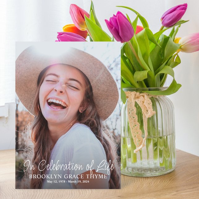 Celebration of Life Full Photo Memorial Program (Creator Uploaded)