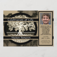 Celebration of Life Funeral Card