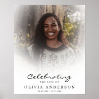 Celebration of Life Funeral Welcome Sign