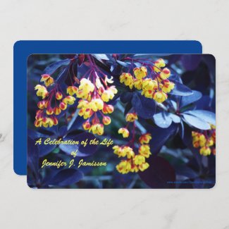 Celebration of Life, Golden Yellow Flowers