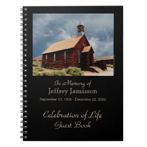 Celebration of Life Guest Book Old Historic Church