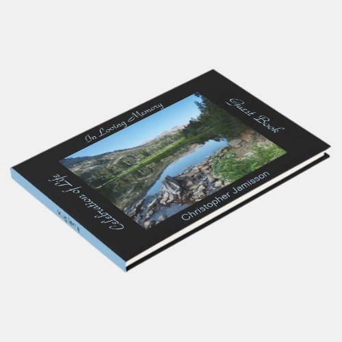Celebration of Life Guest Book, Reflection in Lake