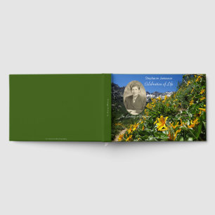 Celebration of Life Guest Book with Photo, Name
