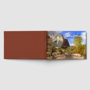 Celebration of Life Guest Book with Photo, Name