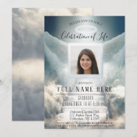 Celebration of Life - Heavenly Staircase Invitation