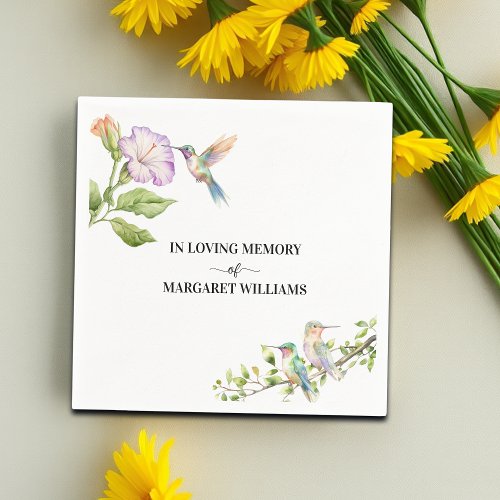 Celebration Of Life Hummingbirds Floral