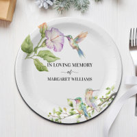 Celebration Of Life Hummingbirds Floral 