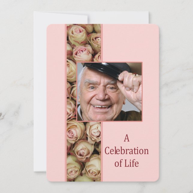 Celebration of Life Invitation (Front)