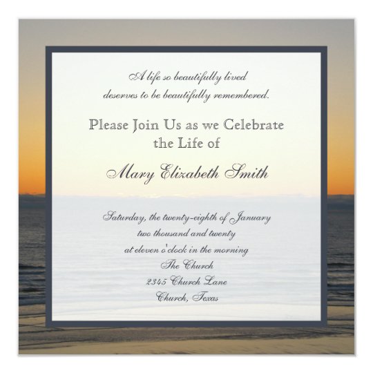 Invitation To A Funeral Wording 6