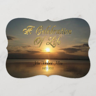 Celebration of life Invitation