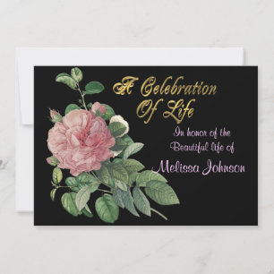 Celebration of life invitation