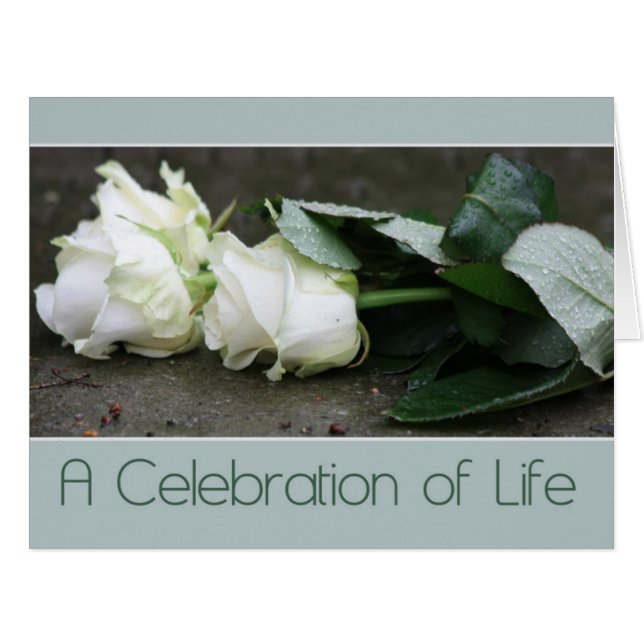 Celebration of Life Invitation (Front Horizontal)
