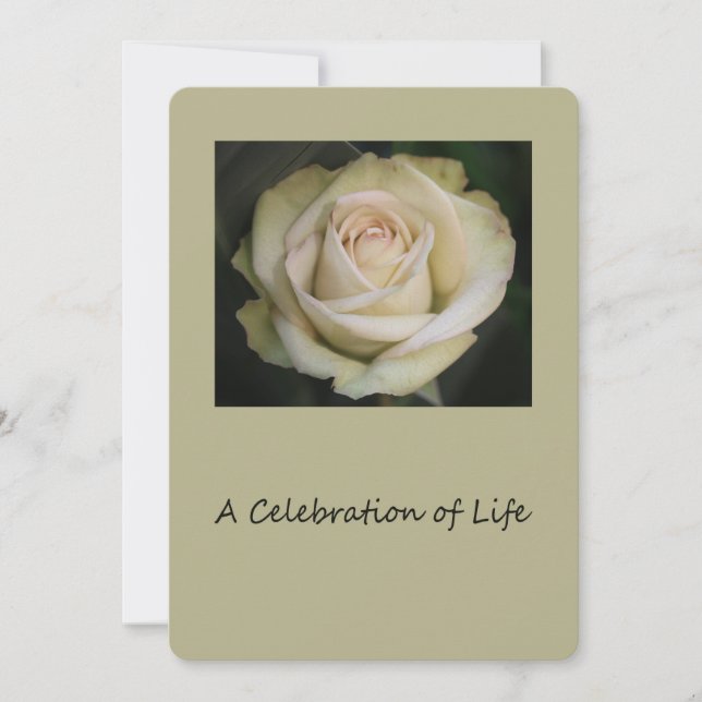 Celebration of Life Invitation (Front)