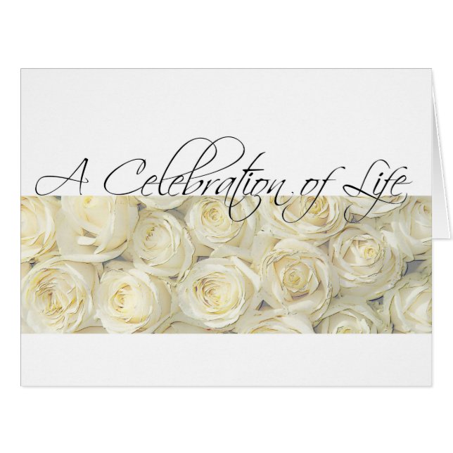 Celebration of Life Invitation (Front Horizontal)