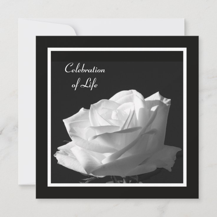 Celebration of Life Invitation Zazzle