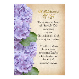 hydrangea invitations zazzle
