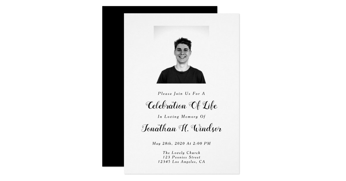 Celebration Of Life Invitations