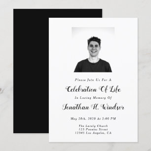 Celebration Of Life Invitations