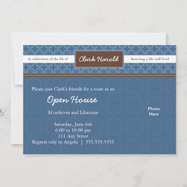 Celebration of Life Invite (Front)