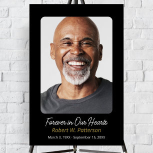 Celebration of Life Large Photo Welcome Funeral Foam Board